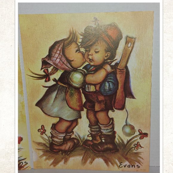 Lot of 5 Vtg 1960's Evans Lithograph Prints - 12" x 9" - Picture 5 of 7